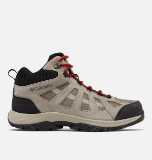 Columbia Redmond III Mid Waterproof Men's Hiking Shoes Grey | OCTVPQ-320