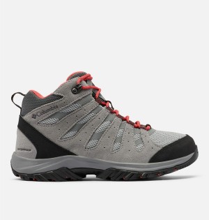 Columbia Redmond III Mid Waterproof Women's Hiking Shoes Grey | AHWCOV-908
