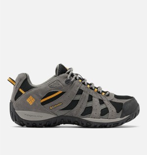 Columbia Redmond Waterproof Low Men's Hiking Shoes Grey | YCPWEK-914