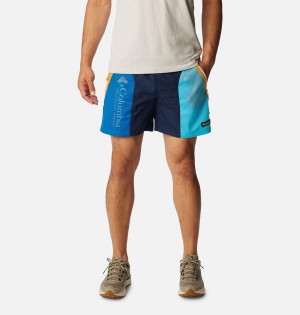 Columbia Riptide Retro Men's Shorts Navy | OIBGNS-431