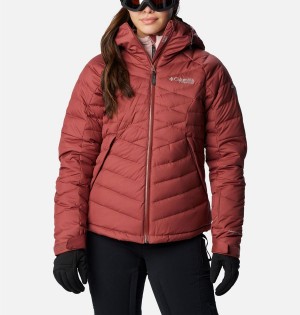 Columbia Roaring Fork Women's Puffer Jacket Red | KCOMIE-384
