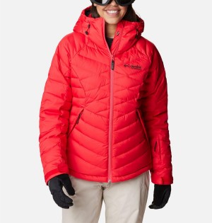 Columbia Roaring Fork Women's Puffer Jacket Red | PKXNAY-879