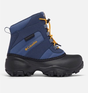 Columbia Rope Tow Waterproof Kids' Boots Blue | FODHPJ-457