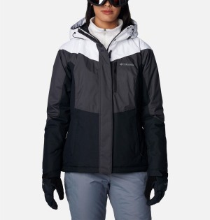 Columbia Rosie Run Insulated Women's Ski Jacket Black | THQJOR-524
