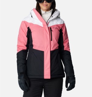 Columbia Rosie Run Insulated Women's Ski Jacket Pink | LQBAIG-863