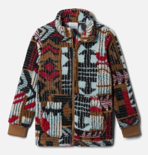 Columbia Rugged Ridge II Full Zip Sherpa Kids' Jacket Brown | BGROIH-927