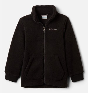 Columbia Rugged Ridge II Full Zip Sherpa Kids' Jacket Black | PNICRE-376