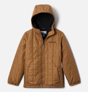 Columbia Rugged Ridge Sherpa Lined Kids' Jacket Brown | WEUNMQ-706