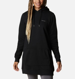 Columbia Rush Valley Long Women's Hoodie Black | YKWGML-437