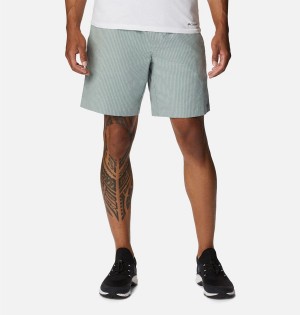 Columbia Sage Springs Linen Men's Shorts Green | QLDCME-081