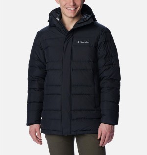 Columbia Saltzman Parka Insulated Men's Puffer Jacket Black | UAOLWF-356