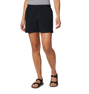 Columbia Sandy River Women's Shorts Black | IXONRY-031