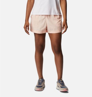Columbia Sandy River Women's Shorts Coral | ROMCEZ-674
