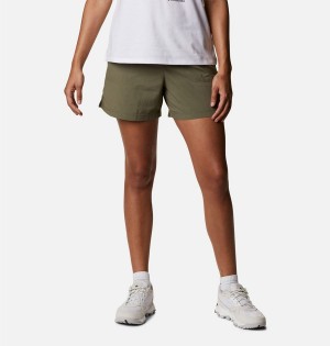 Columbia Sandy River Women's Shorts Green | FOQEPV-084