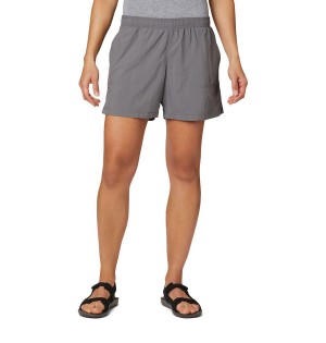 Columbia Sandy River Women's Shorts Grey | WPQGUR-142