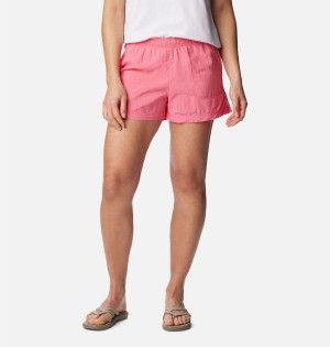 Columbia Sandy River Women's Shorts Pink | UHJATV-258