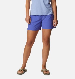 Columbia Sandy River Women's Shorts Purple | CDNOEF-521