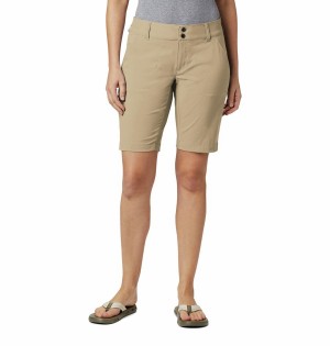 Columbia Saturday Trail Long Women's Shorts Khaki | ACJMNH-287
