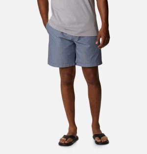 Columbia Scenic Ridge Pull-On Men's Shorts Blue | YQFGTH-291