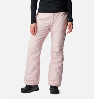 Columbia Shafer Canyon Insulated Ski Women's Pants Pink | ZXMTAO-389