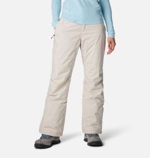 Columbia Shafer Canyon Insulated Ski Women's Pants White | OYBNPT-092
