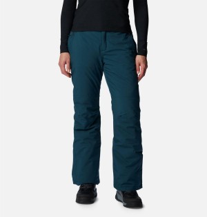 Columbia Shafer Canyon Insulated Ski Women's Pants Turquoise | RWSELQ-495