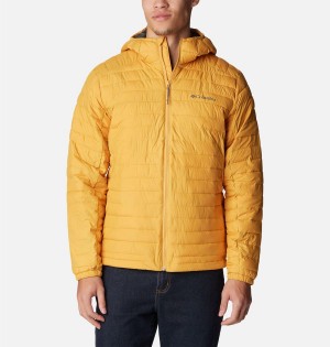 Columbia Silver Falls Hooded Insulated Men's Puffer Jacket Yellow | TSUNGO-695