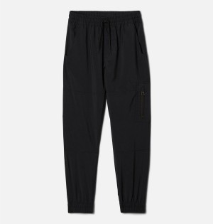 Columbia Silver Ridge Utility Cargo Kids' Pants Black | IRPNKZ-197