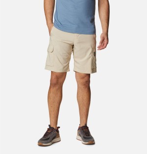 Columbia Silver Ridge Utility Cargo Men's Shorts Khaki | QZXPTY-610