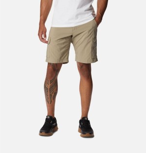 Columbia Silver Ridge Utility Cargo Men's Shorts Khaki | WZVJSH-903