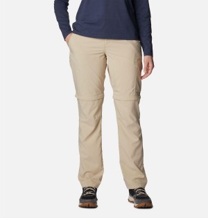 Columbia Silver Ridge Utility Convertible Women's Pants Khaki | KHSUTJ-836