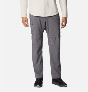 Columbia Silver Ridge Utility Convertible Men's Pants Grey | SWIKVQ-857