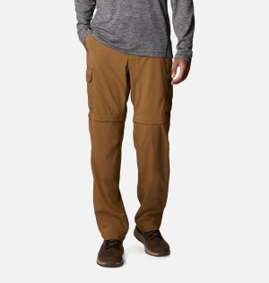 Columbia Silver Ridge Utility Convertible Men's Pants Brown | OGUCQH-218