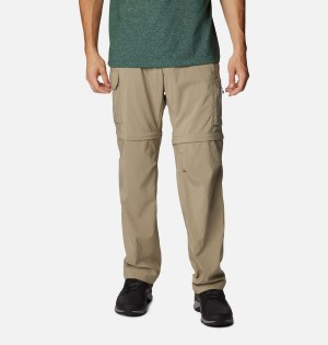 Columbia Silver Ridge Utility Convertible Men's Pants Khaki | OPIYSZ-520