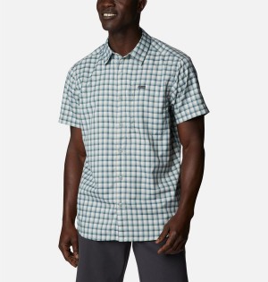 Columbia Silver Ridge Utility Lite Novelty Short Sleeve Men's Shirt Grey | WNSDAY-327