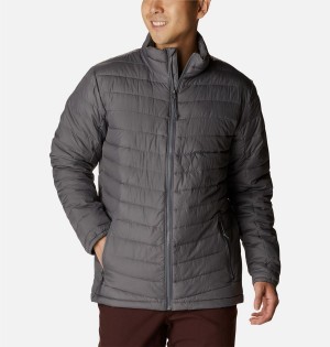 Columbia Slope Edge Insulated Men's Puffer Jacket Grey | ETCIHM-598