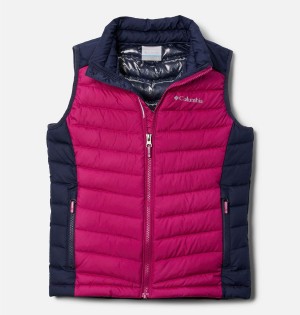 Columbia Slope Edge Kids' Vest Red | LGBNFH-739