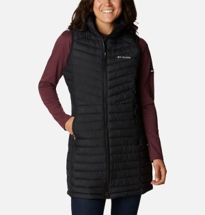 Columbia Slope Edge Long Women's Vest Black | RHWGIS-174