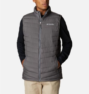 Columbia Slope Edge Men's Vest Grey | KXJHEQ-214