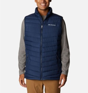 Columbia Slope Edge Men's Vest Navy | XVZQHI-671