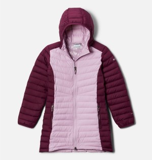 Columbia Slope Edge Mid Kids' Jacket Coral | LBNZJE-728