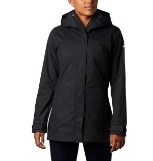 Columbia Splash A Little II Women's Rain Jacket Black | CBAWOT-308