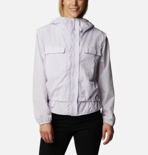Columbia Spring Canyon Wind Interchange Women's 3 In 1 Jackets White | LYHNCE-918