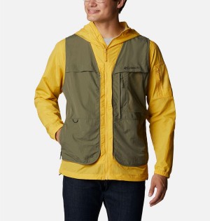 Columbia Spring Canyon Wind Interchange Men's Vest Green | CNXBZR-024