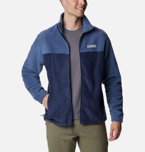 Columbia Steens Mountain 2.0 Full Zip Men's Fleece Jacket Blue | FVIYQP-902