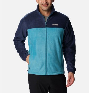 Columbia Steens Mountain 2.0 Full Zip Men's Fleece Jacket Navy | BQWMOC-628