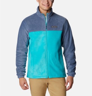 Columbia Steens Mountain 2.0 Full Zip Men's Fleece Jacket Blue | MDWKNS-748