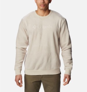 Columbia Steens Mountain Crew Top 2.0 Men's Pullover White | BVNWUS-168