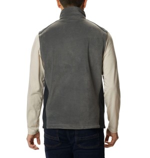 Columbia Steens Mountain Fleece Men's Vest Grey | FBKAXR-248