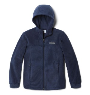 Columbia Steens Mountain II Fleece Hooded Kids' Jacket Navy | BYJIRV-354